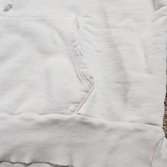Frank & Eileen Tee Lab Hoodie Womens Large White Pullover 100% Cotton USA Read - Picture 10 of 13